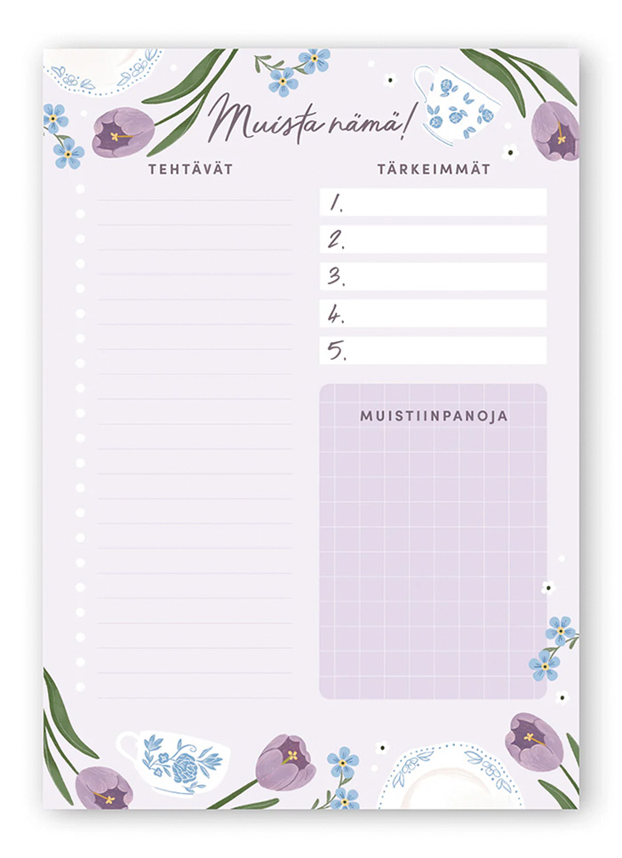 Muistilehtiö Kaisu Sandberg